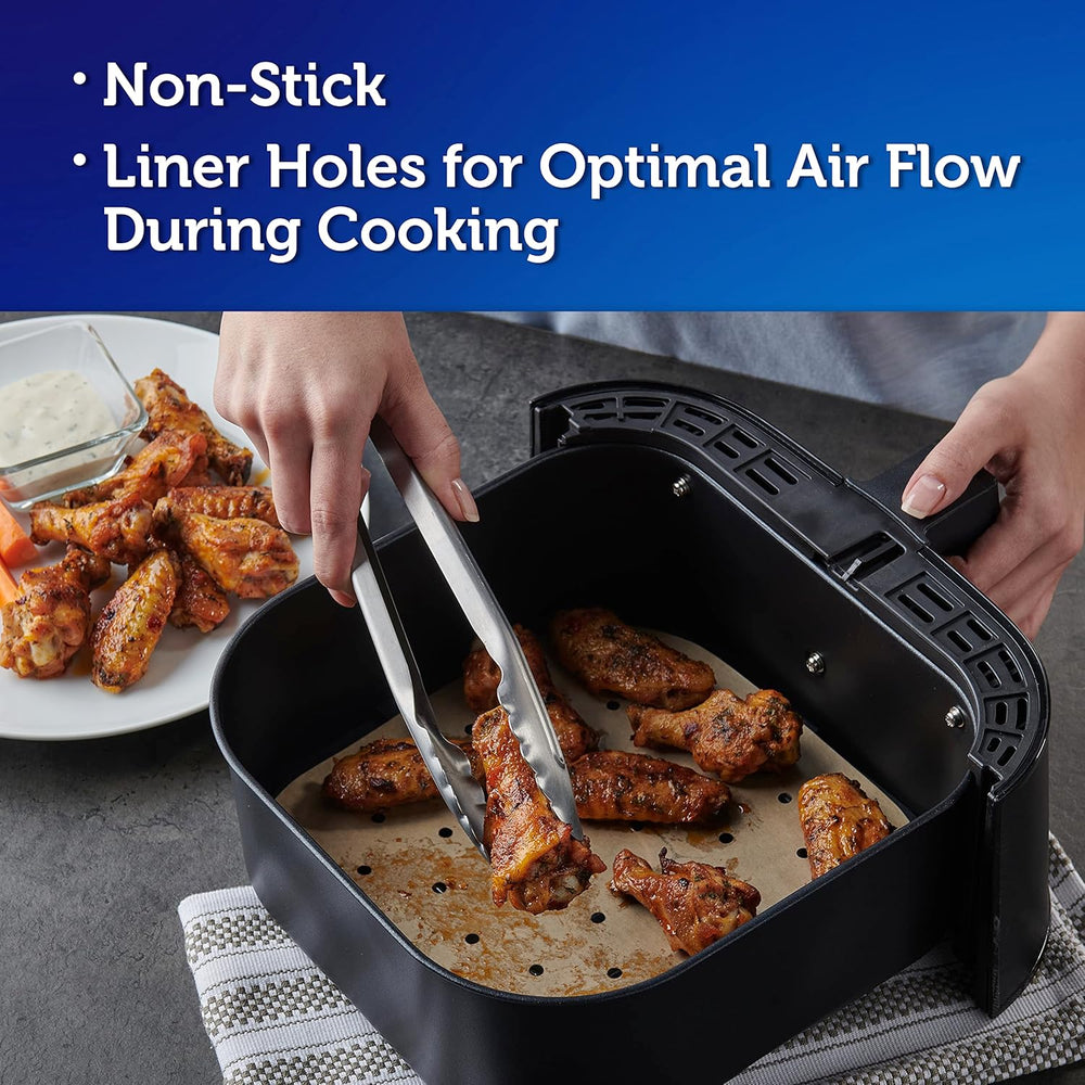 Reynolds Air Fryer Liners, 50 Count Parchment Sheets - Alternate angle