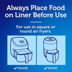 Reynolds Air Fryer Liners, 50 Count Parchment Sheets - Close-up