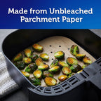 Reynolds Air Fryer Liners, 50 Count Parchment Sheets - Size reference