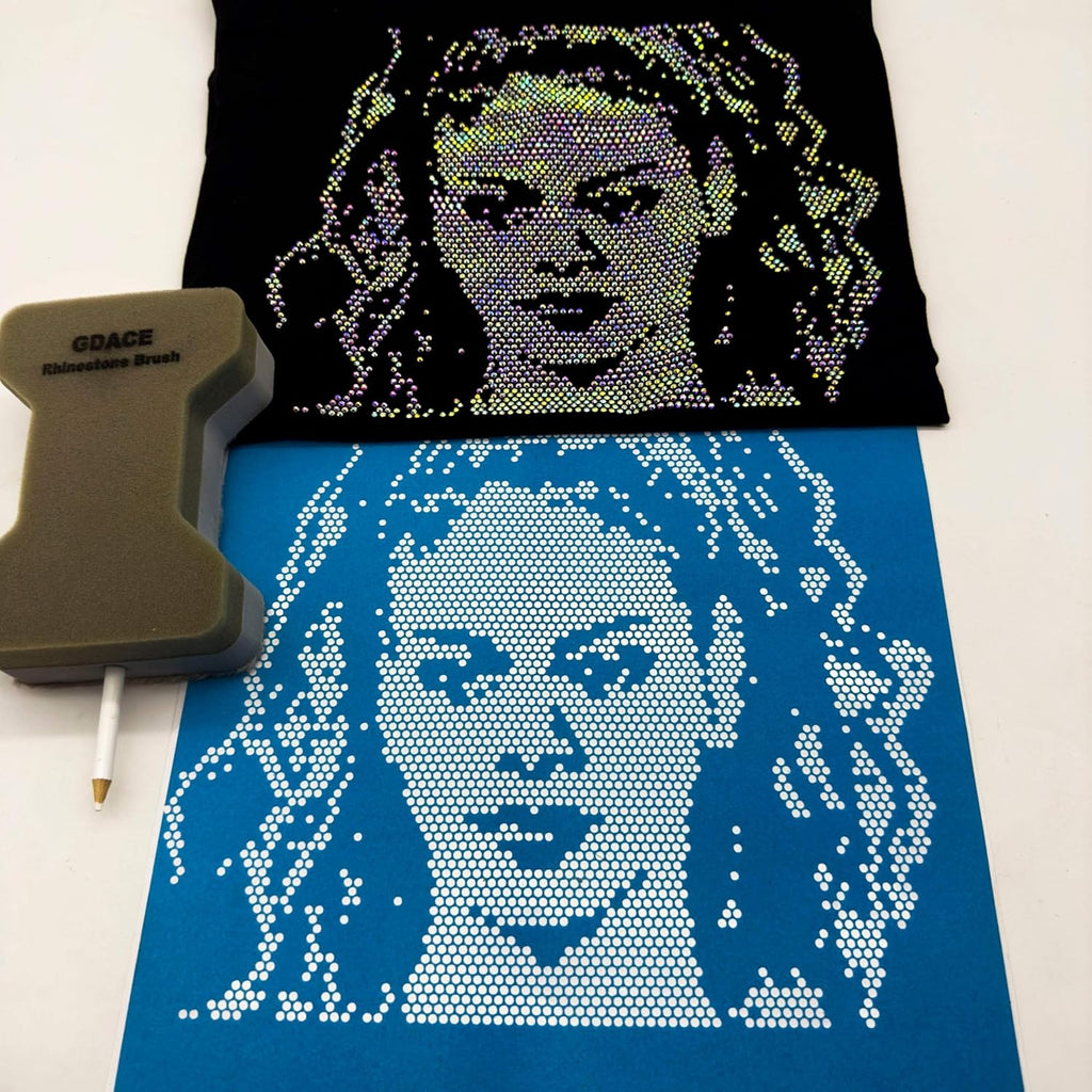 GDACE Rhinestone Flock & Transfer Tape Bundle - Close-up