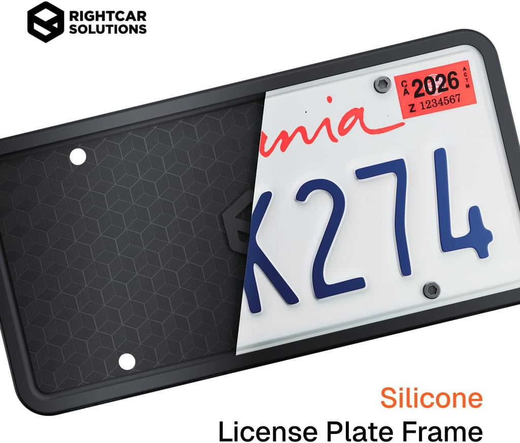 Rightcar Solutions Silicone License Plate Frame - Detail view