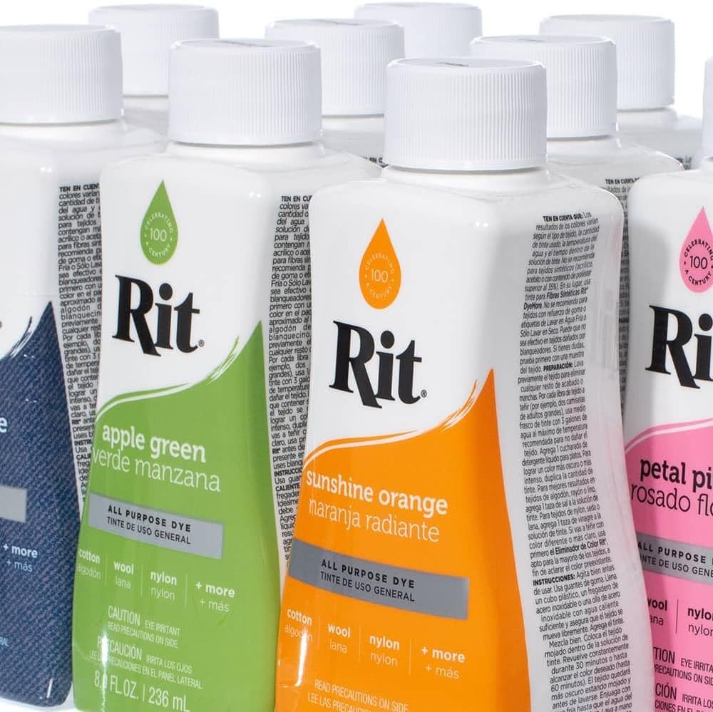 Rit Liquid Fabric Dye, 8 Oz, Black - Alternate angle