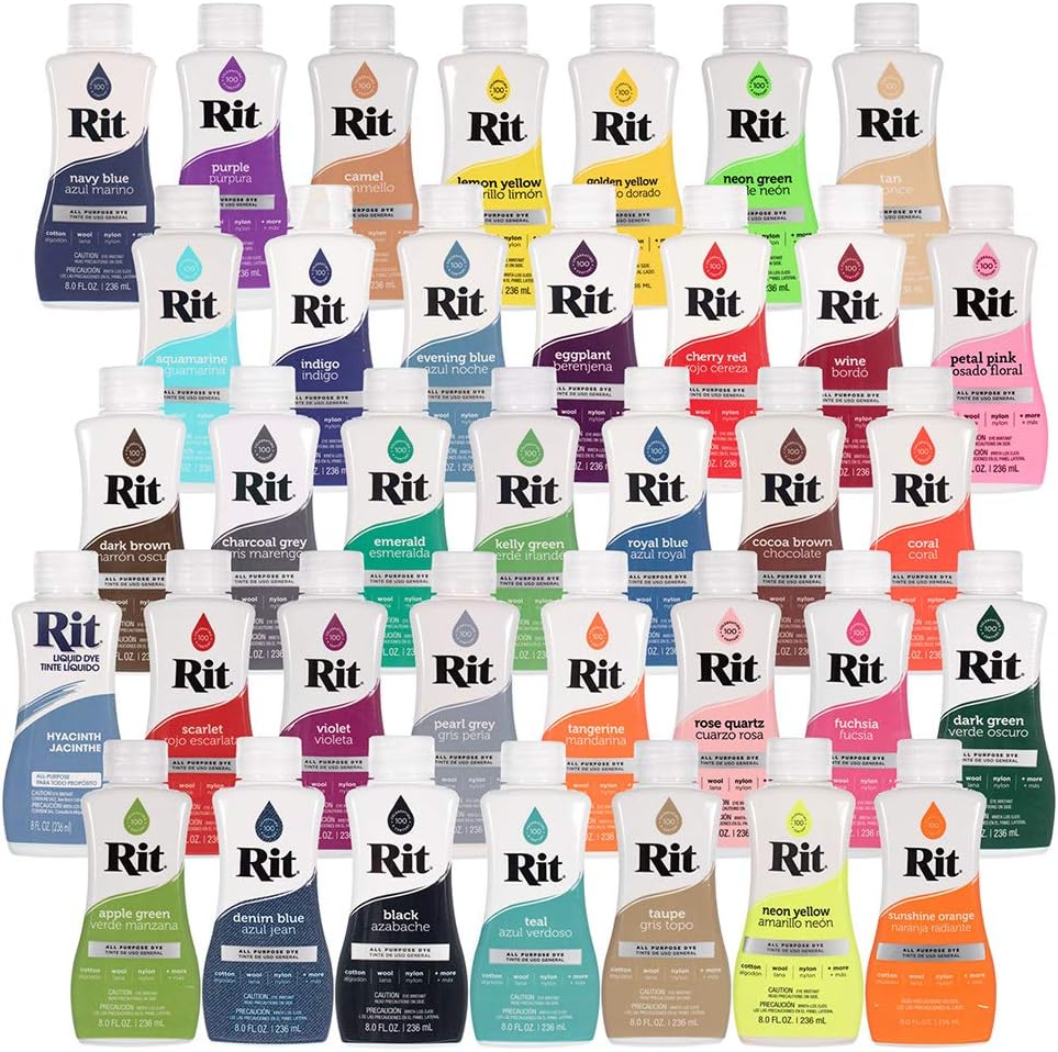Rit Liquid Fabric Dye, 8 Oz, Fuchsia - Size reference