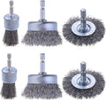 Rocaris Wire Wheel & Pen Brush Set, 6-Pack