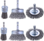 Rocaris Wire Wheel & Pen Brush Set, 6-Pack