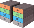 Romeda 8-Pack Sanding Sponge, 4 Grits 60-220