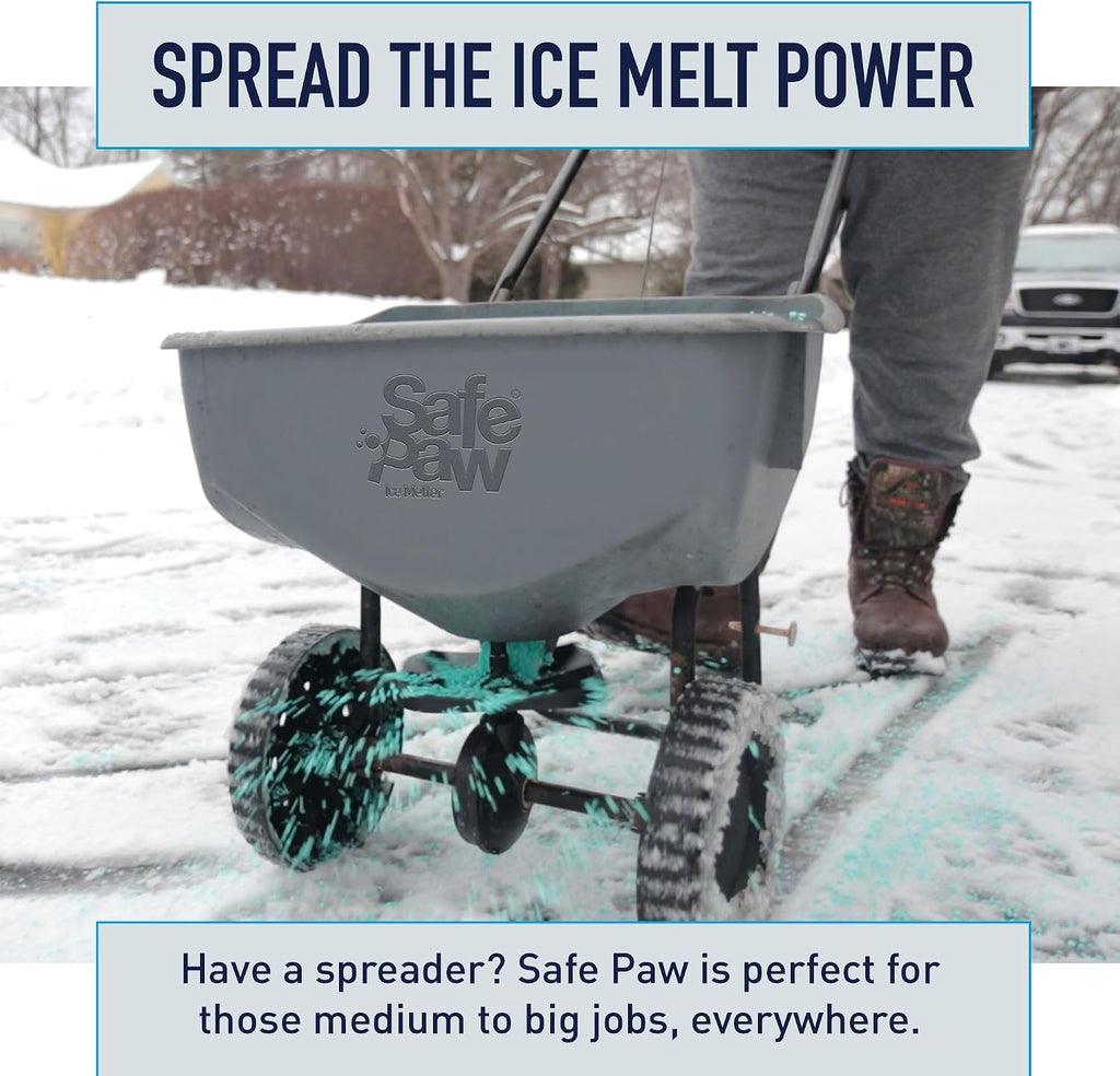 Safe Paw Pet Safe Snow and Ice Melter, 8 lbs - Size reference