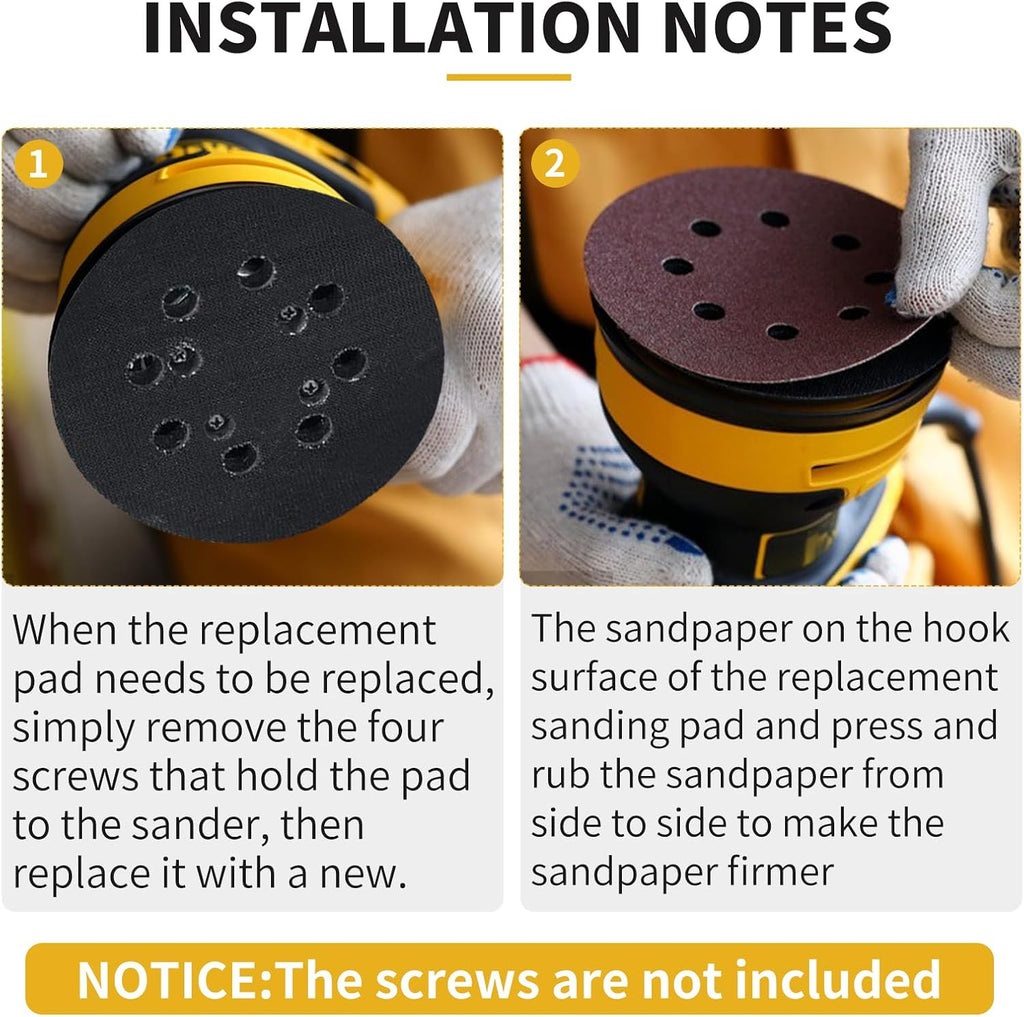Gnellkoor Sander Pad Replacement for DeWalt - Close-up