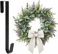 Sattiyrch Over The Door Wreath Hanger, Black