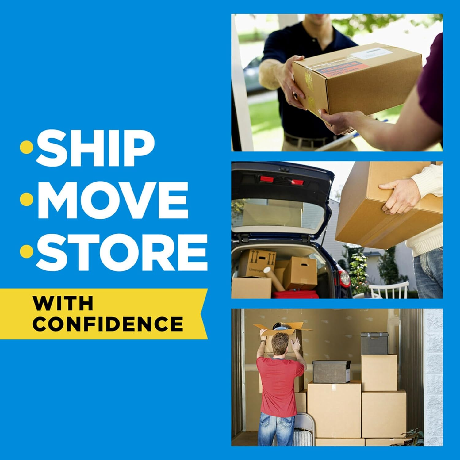 Scotch Heavy Duty Packaging Tape, 2 Count - Additional view