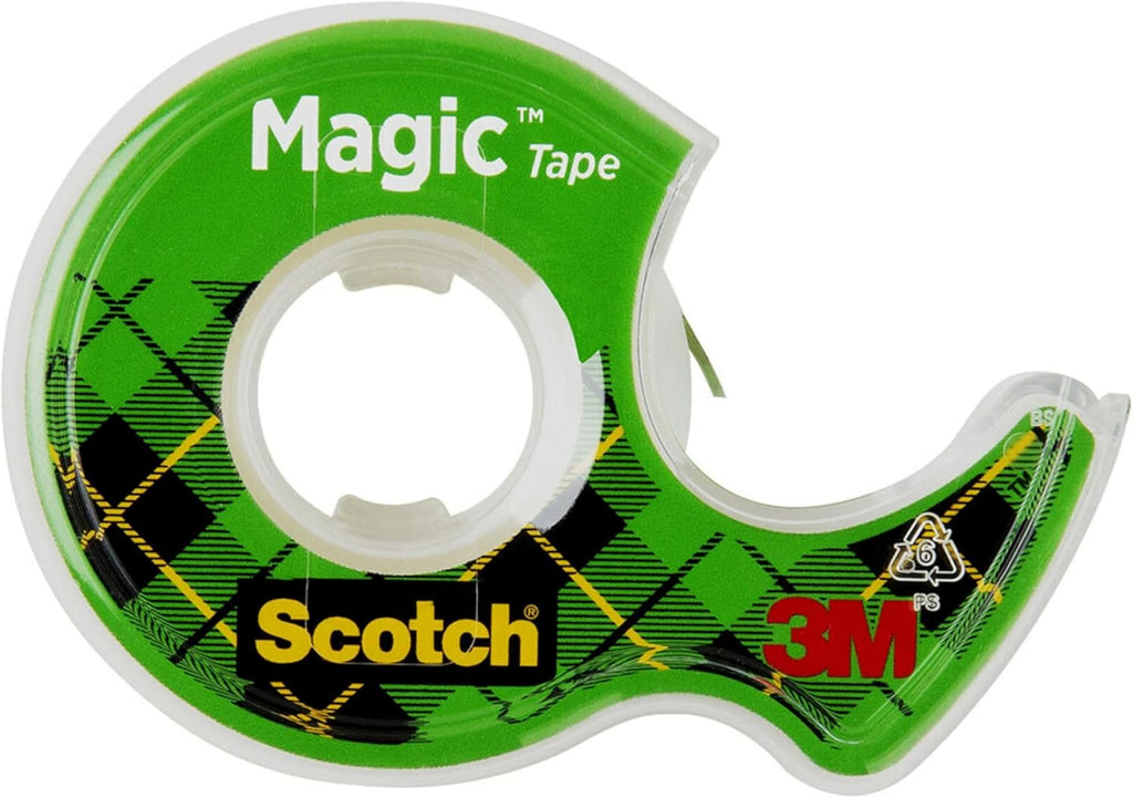 Scotch Magic Tape, 3 Rolls, Invisible, 3/4 x 300 in - Detail view