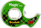 Scotch Magic Tape, 3 Rolls, Invisible, 3/4 x 300 in - Detail view