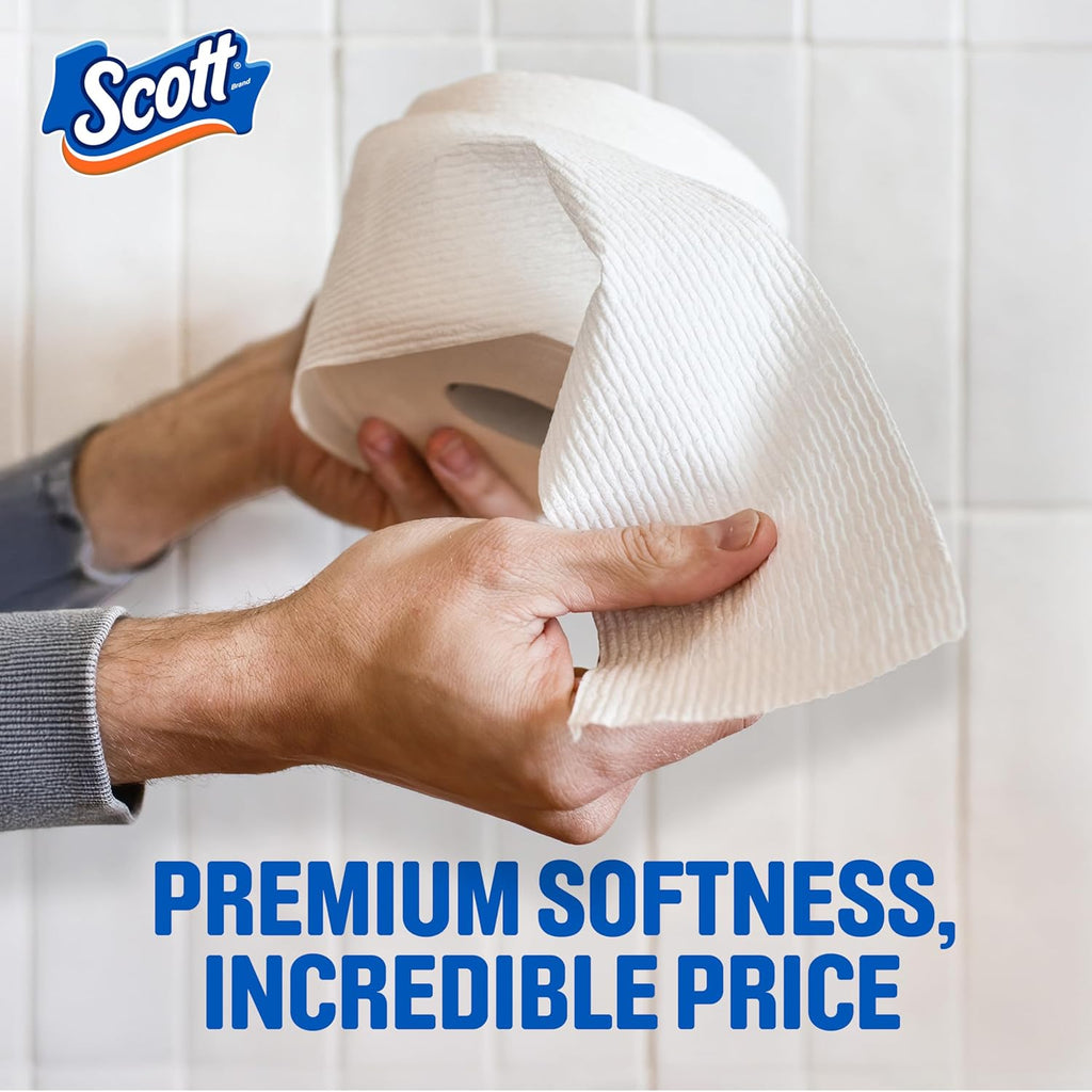 Scott ComfortPlus Toilet Paper, 12 Triple Rolls - Close-up