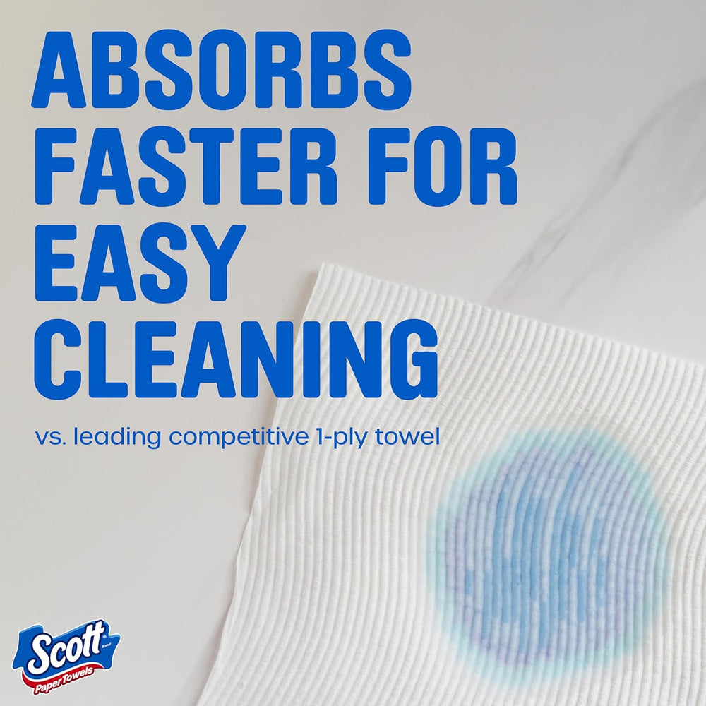 Scott Choose-A-Sheet Paper Towels, 6 Double Rolls - Alternate angle