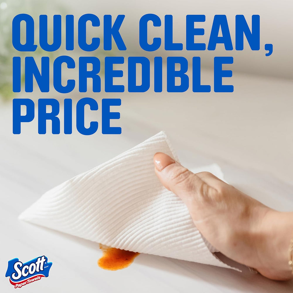Scott Choose-A-Sheet Paper Towels, 6 Double Rolls - Close-up