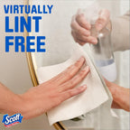 Scott Choose-A-Sheet Paper Towels, 6 Double Rolls - In use