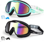 Seago Kids Swim Goggles 2 Pack, Anti-Fog