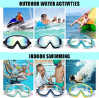 Seago Kids Swim Goggles 2 Pack, Anti-Fog - In use