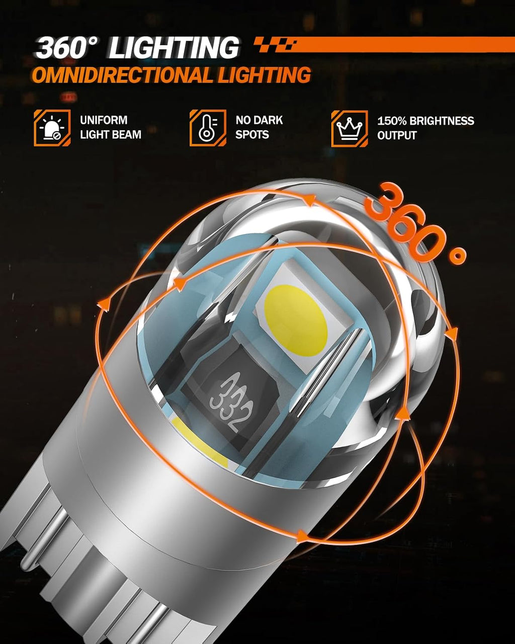Sealight 194 LED Bulb 6000K, Pack of 10 - Packaging