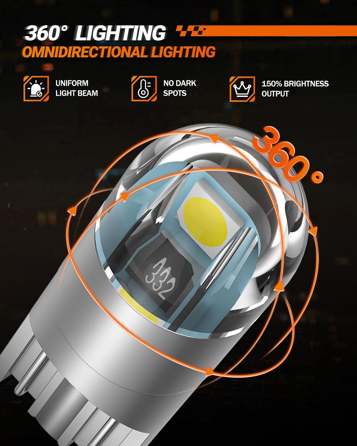 Sealight 194 LED Bulb 6000K, Pack of 10 - Packaging