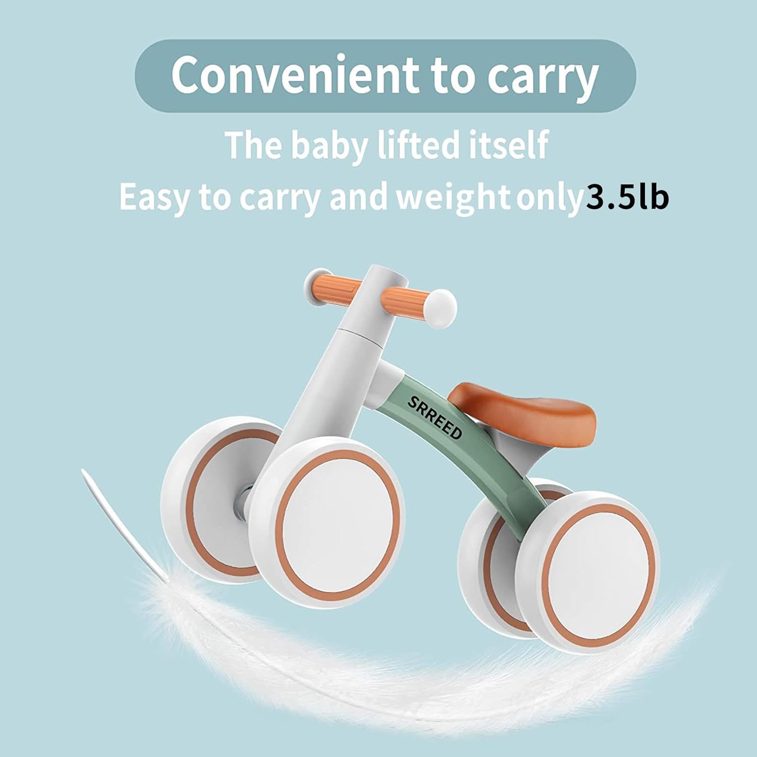 Sereed Toddler Balance Bike, 12-24 Months - Close-up