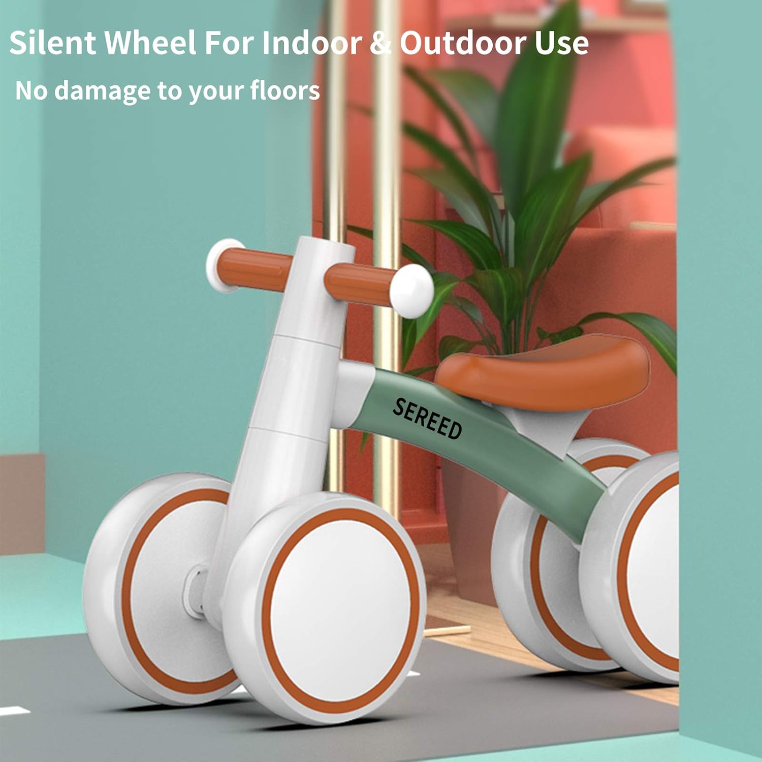 Sereed Toddler Balance Bike, 12-24 Months - Size reference