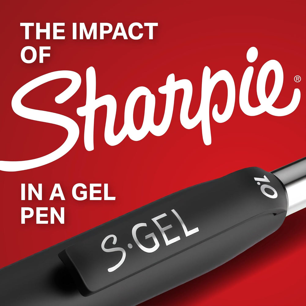 Sharpie S-Gel Pens, Medium Point, 12 Count - Alternate angle