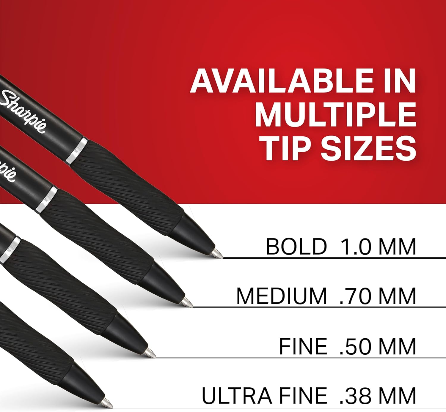 Sharpie S-Gel Pens, Medium Point, 12 Count - Feature highlight