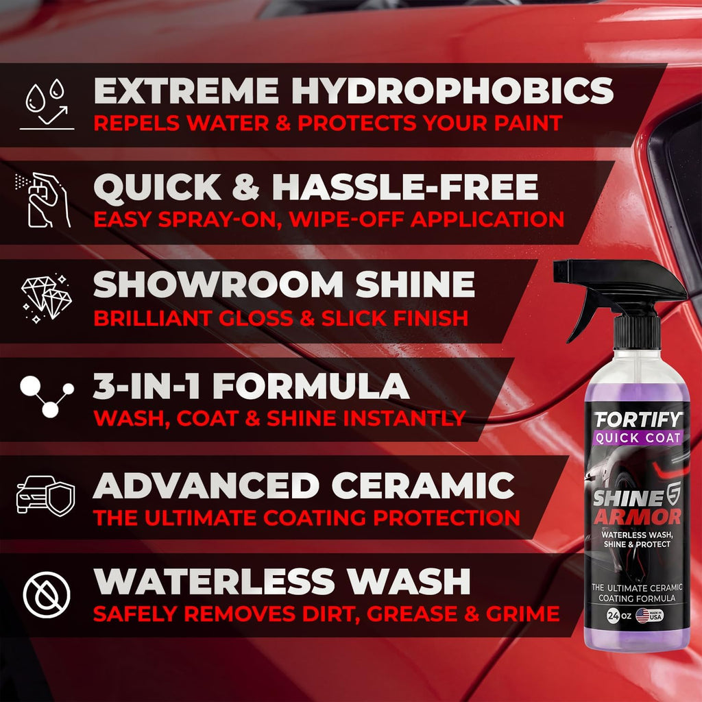 Shine Armor Fortify Quick Coat, 16oz Detailer - Close-up