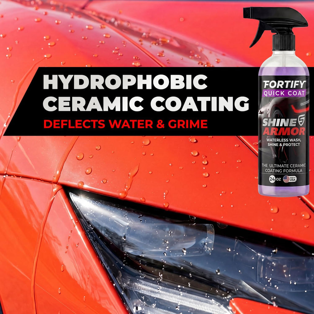 Shine Armor Fortify Quick Coat, 16oz Detailer - In use