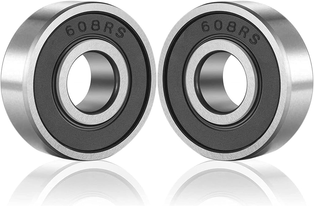 Shki 608 2RS Ball Bearings, 20 Pack - Close-up