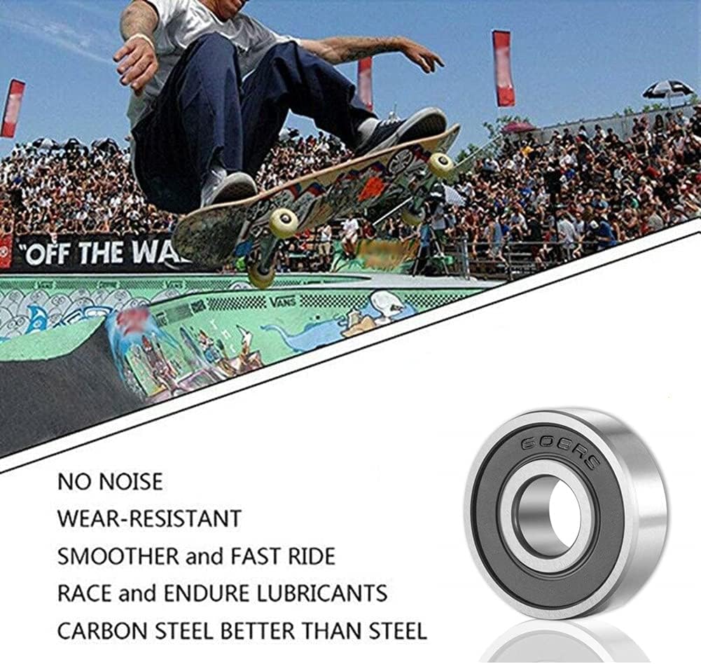 Shki 608 2RS Ball Bearings, 20 Pack - Additional view
