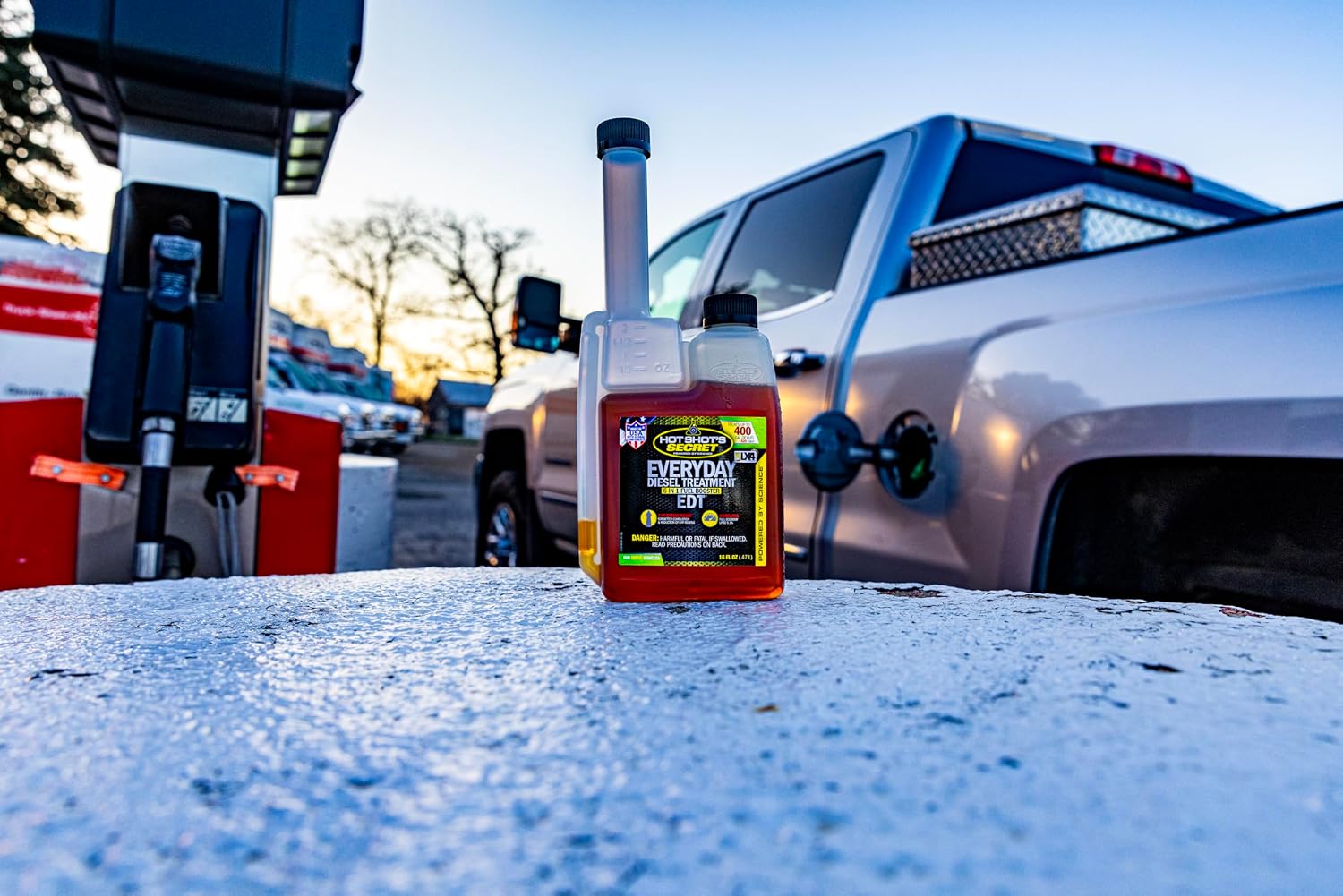 Hot Shot's Secret Everyday Diesel Treatment - In use