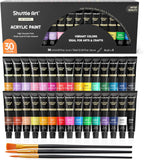 Shuttle Art Acrylic Paint Set, 30 Tubes