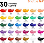 Shuttle Art Acrylic Paint Set, 30 Tubes - Detail view