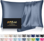 Mulberry Silk Pillowcase, Standard Size, Ash Blue