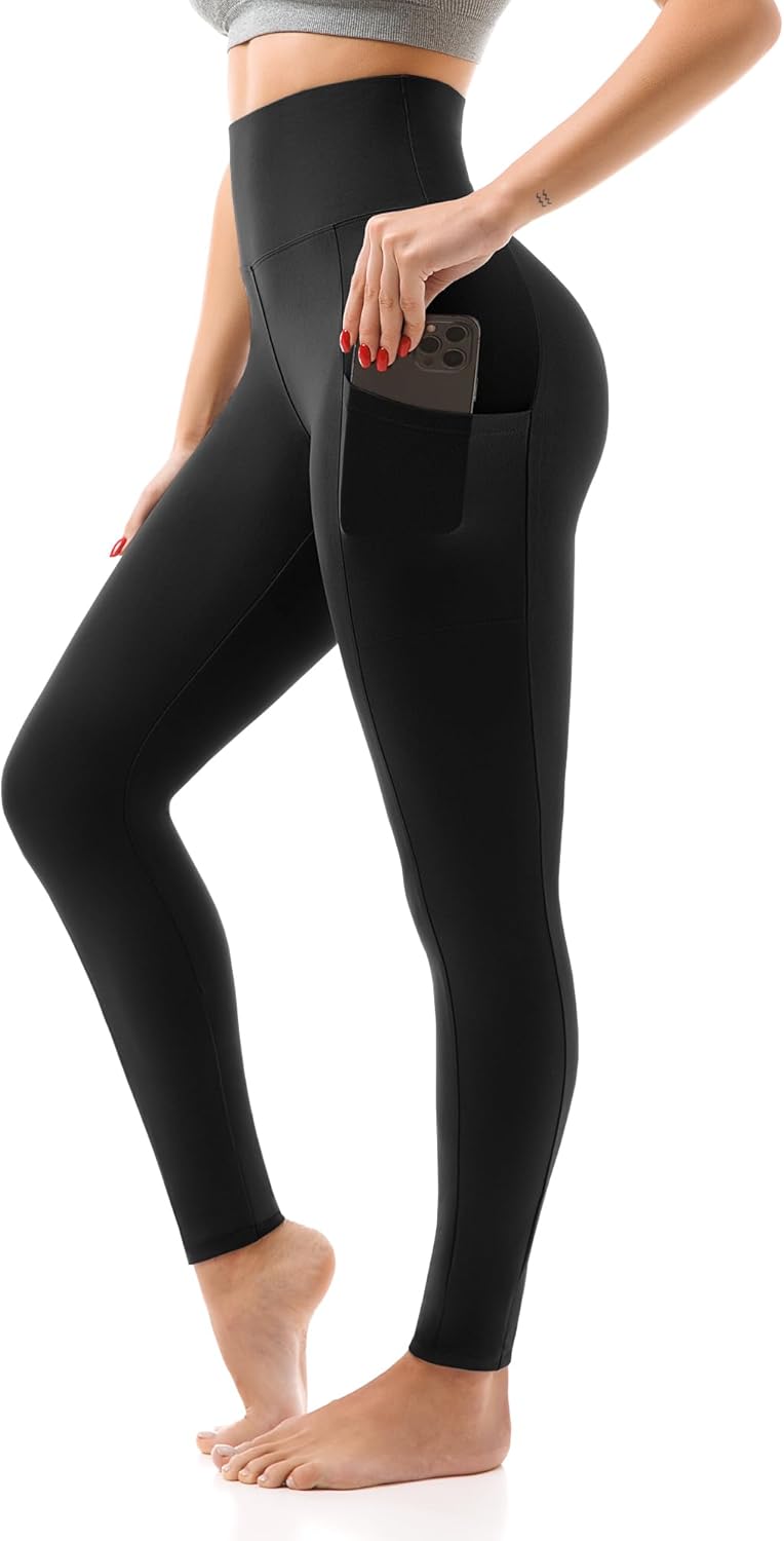 Sinophant High Waisted Leggings with Pockets