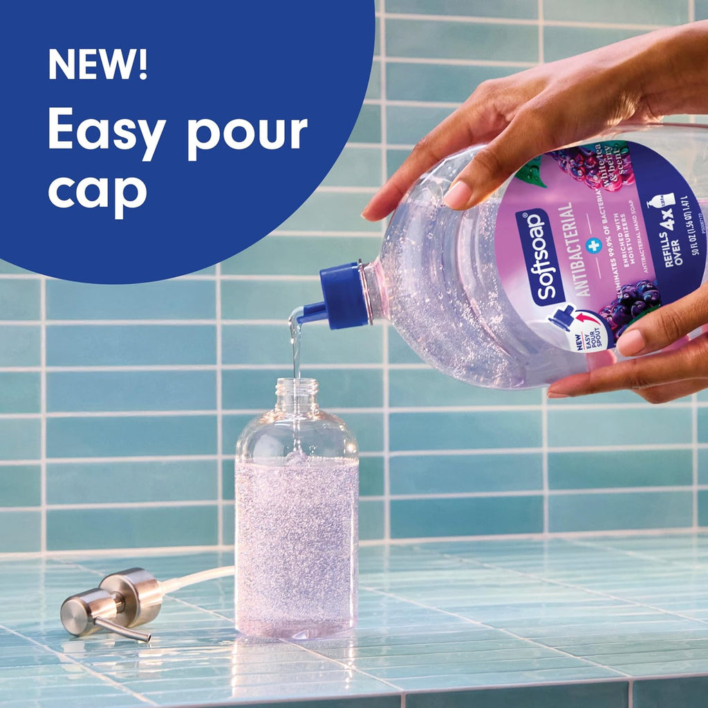 Softsoap Hand Soap Refill, White Tea and Berry - Alternate angle