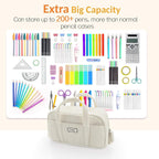 Sooez Large Pencil Case, 5 Compartments - Alternate angle