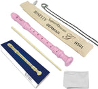 Hoseyin Soprano Recorder, C Key, Pink