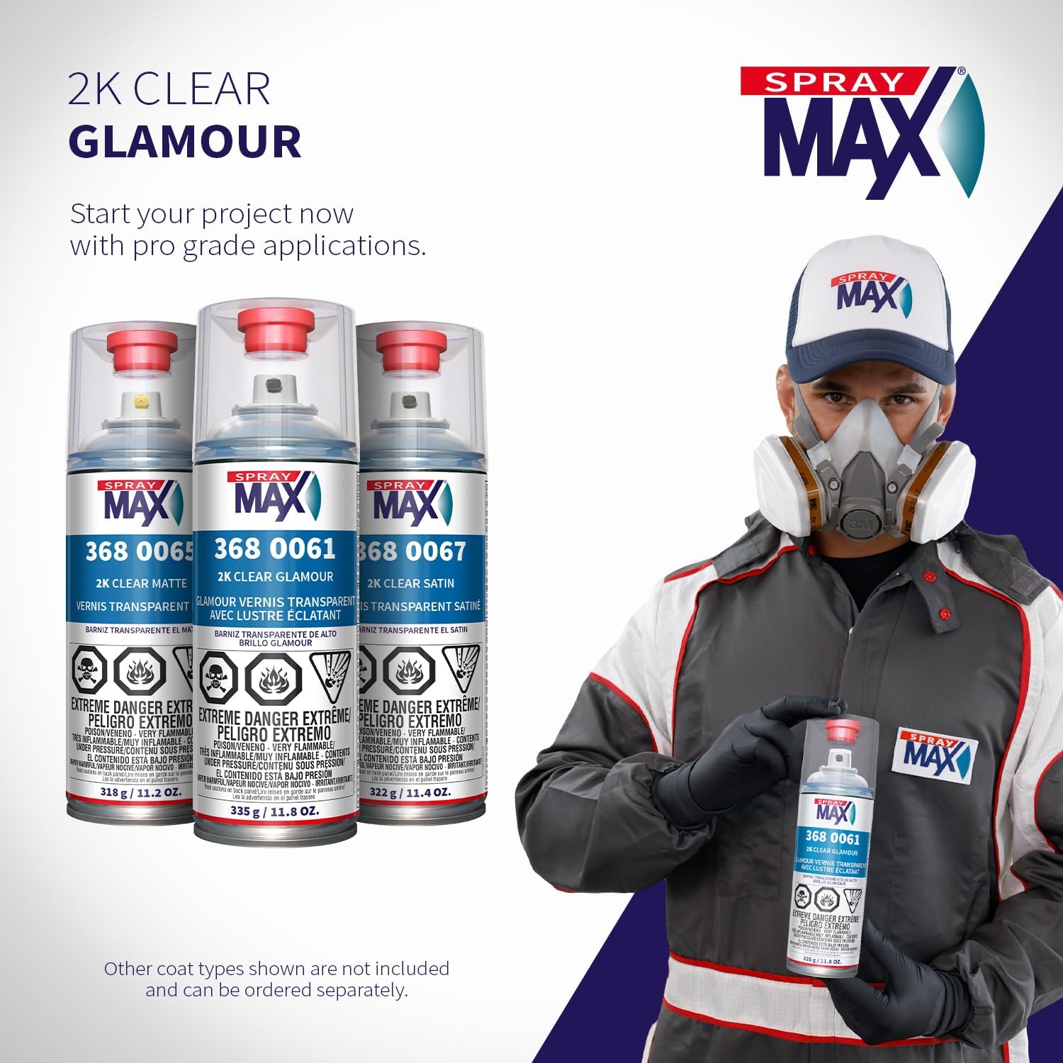 SprayMax 2K Glamour High Gloss Clear Coat - Detail view