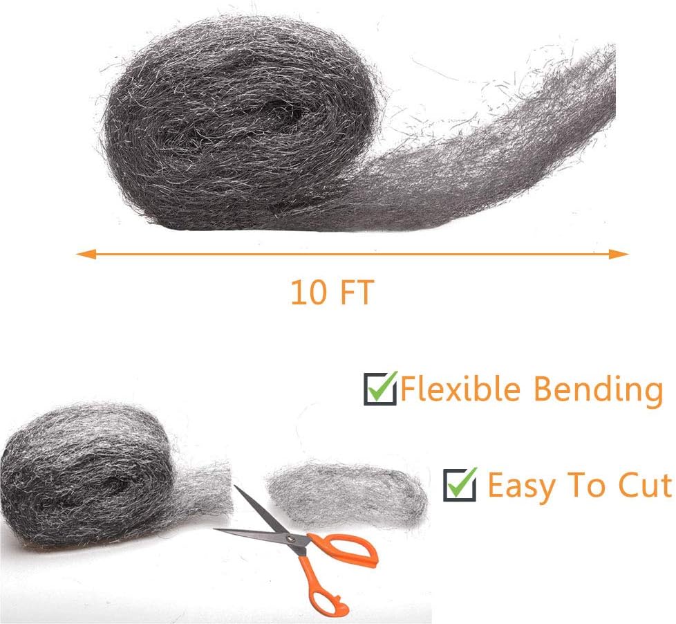 Alabrocon Steel Wool Mice Control, 2 Pack - Packaging