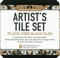 Peter Pauper Studio Series Black Artist Tiles