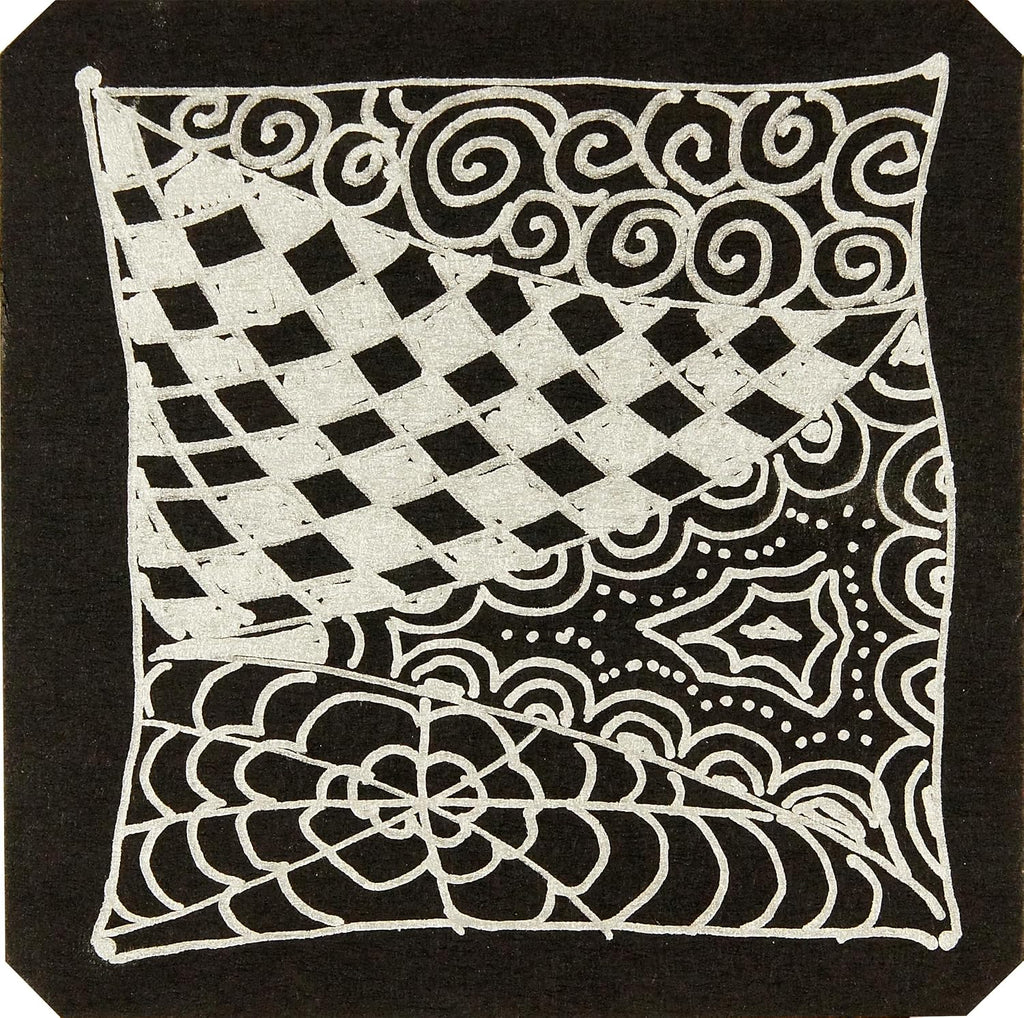 Peter Pauper Studio Series Black Artist Tiles - Alternate angle