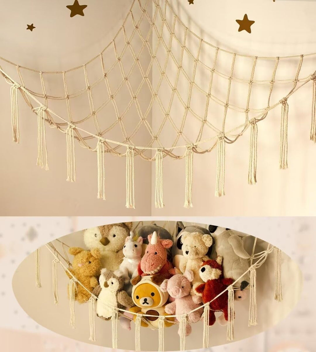 Stuffed Animal Storage Hammock Net, Corner Toy