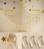 Stuffed Animal Storage Hammock Net, Corner Toy - Size reference