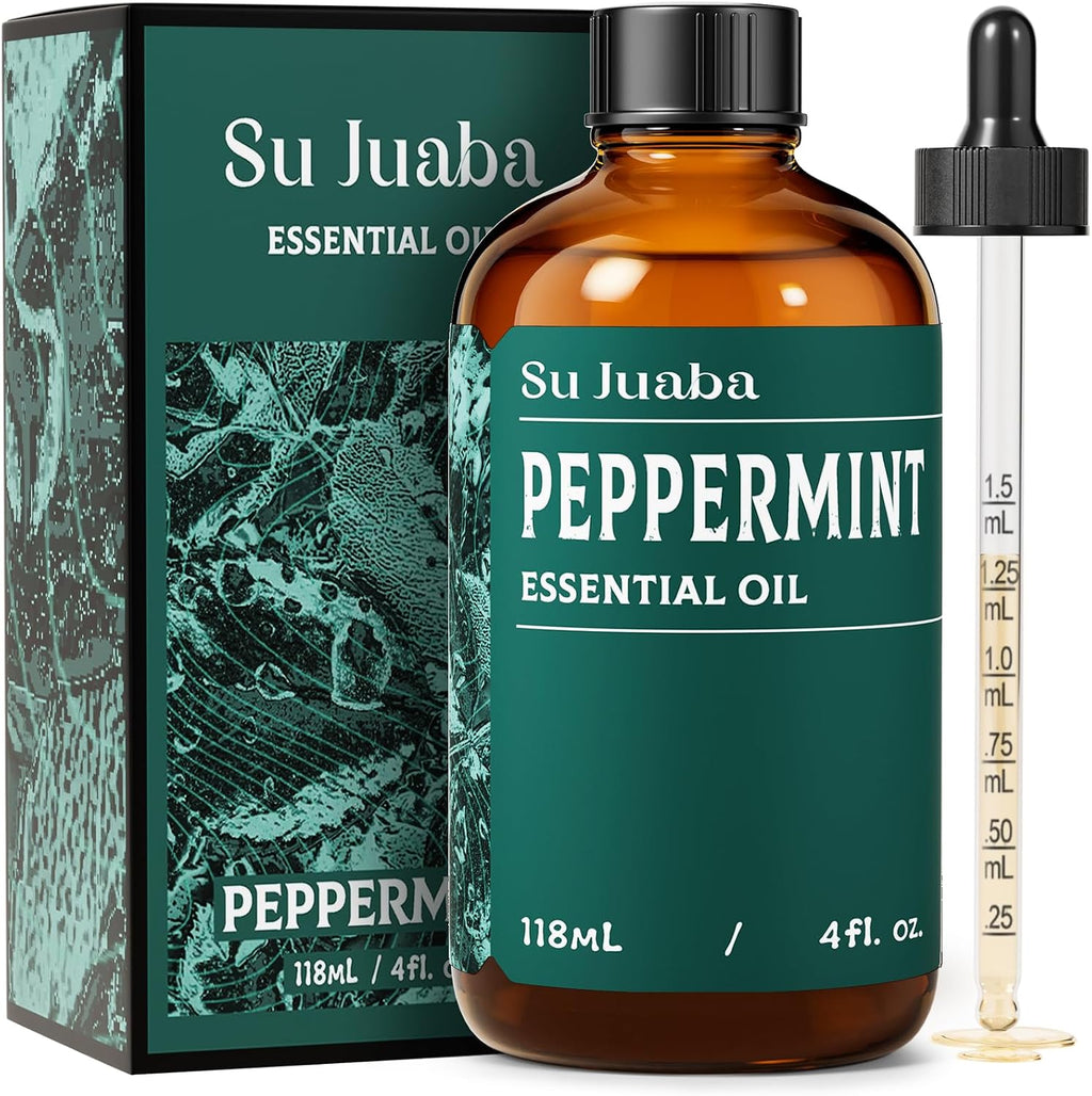 SU JUABA Peppermint Oil for Hair and Diffuser