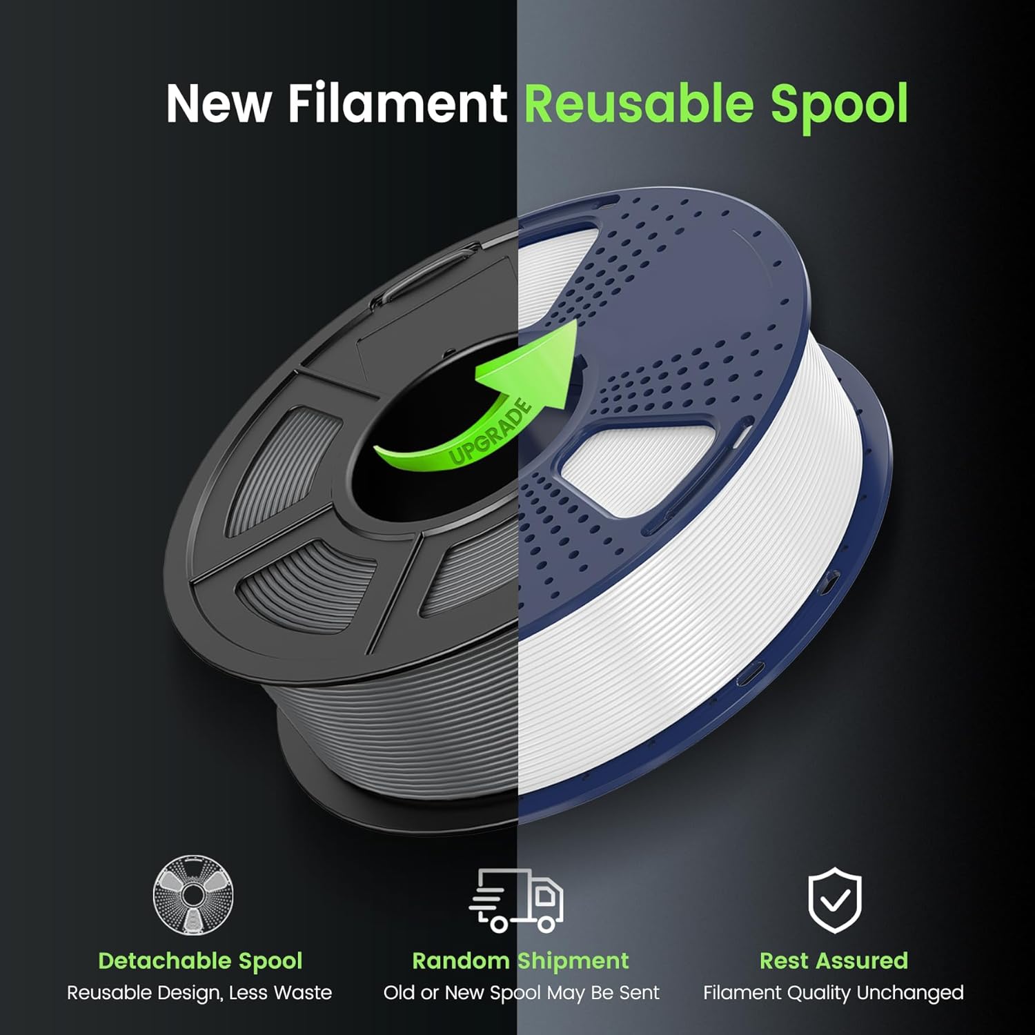 SUNLU PLA 3D Printer Filament 1.75mm, 1kg - Additional view