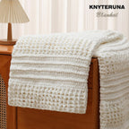 Super Bulky Chenille Blanket Yarn, Cream - 4 Skeins - Packaging
