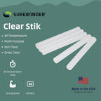 Surebonder Hot Glue Sticks, 50-Pack, Clear - Alternate angle